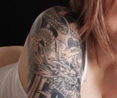 Traditional Japanese Dragon tattoo