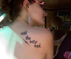 Until the very end harry potter quote tattoo