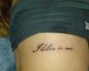 Belive in me quote tattoo