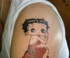 Betty boop tattoo