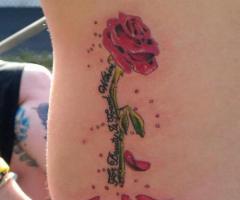 Rose tattoo for women