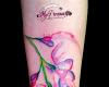 Watercolor Flower Tattoo
