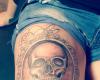 Skull tattoo for women