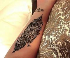 Tatuaje de Pluma
