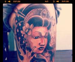 Geisha tattoos for men and women