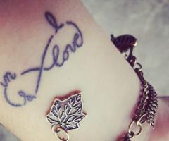 Love and Infinite tattoo