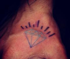 Diamond tattoo