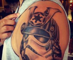 Stormtrooper samurai tattoo
