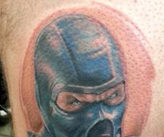 Sub Zero Mortal Kombat tattoo