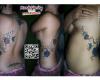Flores + Enredadera en el Costado Tatuaje