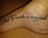 French quote tattoo