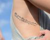 lettering tattoo 