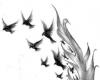 Tattoo plumage