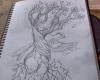 Bird, Tree and Cherry Blossoms