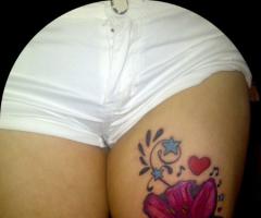 Tatuaje orquidea Fantasia