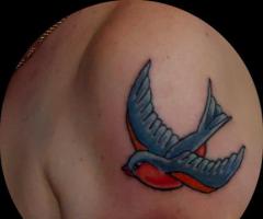 tatuaje golondrina