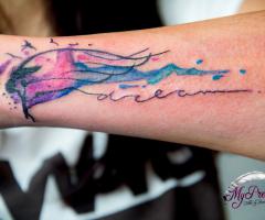 Watercolor Dream Tattoo