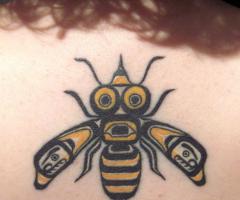 Bee tattoo