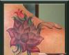 Lotus Flower Cover Up Tattoo, Koi Fish Cover Up