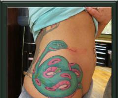 Traditional Snake Tattoo