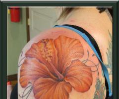 Hibiscus Flower Tattoo 