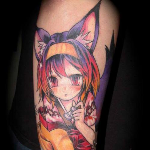 Fox Girl tattoo