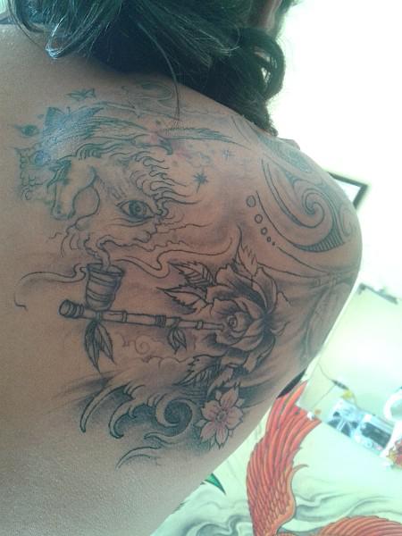 Reforma de uma tatuagem antiga