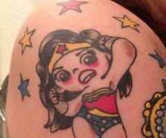 Wonder Woman tattoo pictures