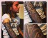 Tatuaje en el brazo de Ezequiel Videla