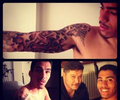 Tatuaje de Allan Marques ex Vasco da Gama