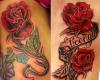 Rose drawing tattoo