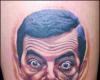 Mr Bean tattoo potrait