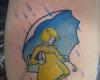 Morton Salt girl tattoo