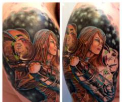 Samus Aran tattoo
