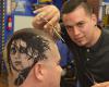 Edward Scissorhands head tattoo