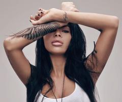 Lady Vamp arm tattoo