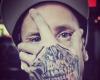 Skull tattoo on hand