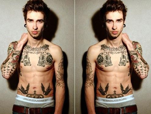 men with tattoos