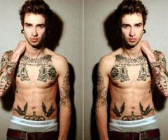 men with tattoos