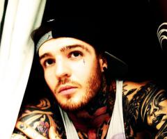 Model Danny Wright tattoo