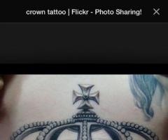 Crown tattoo