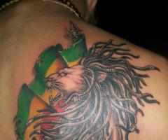 Tatuaje Rastafari