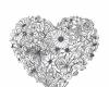 Heart tattoo with flowers