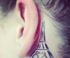Eiffel Tower tattoo