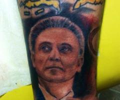 Rick Pitino basketball coach tattoo