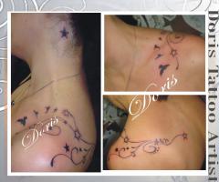 Stars tattoo tribal