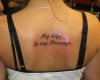 My Life is my message quote tattoo