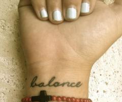 Balance tattoo