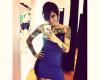 Selfie woman tattoo