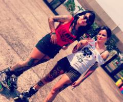 Friends with tattoos